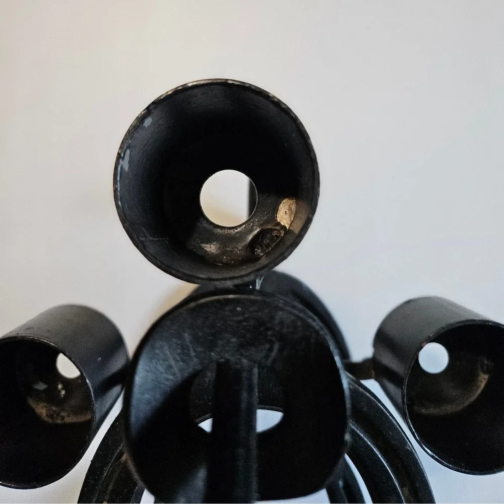 Rustic Horseshoe Metal Candle Holder‎ Texas Star Western Farmhouse Decor Black